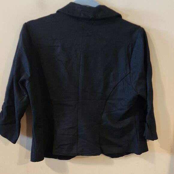Studio Black Tailored Blazer Crop M-L Black - Picture 7 of 7